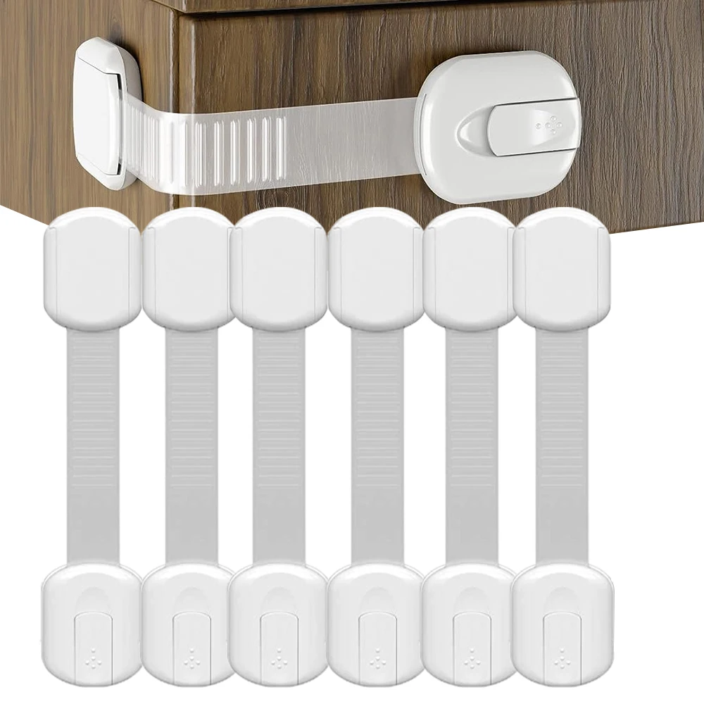 

Baby Safe Straps Baby Safety Lock Drawer Child Safety Cabinet Locks Adhesive Cabinet Drawer Door Latches