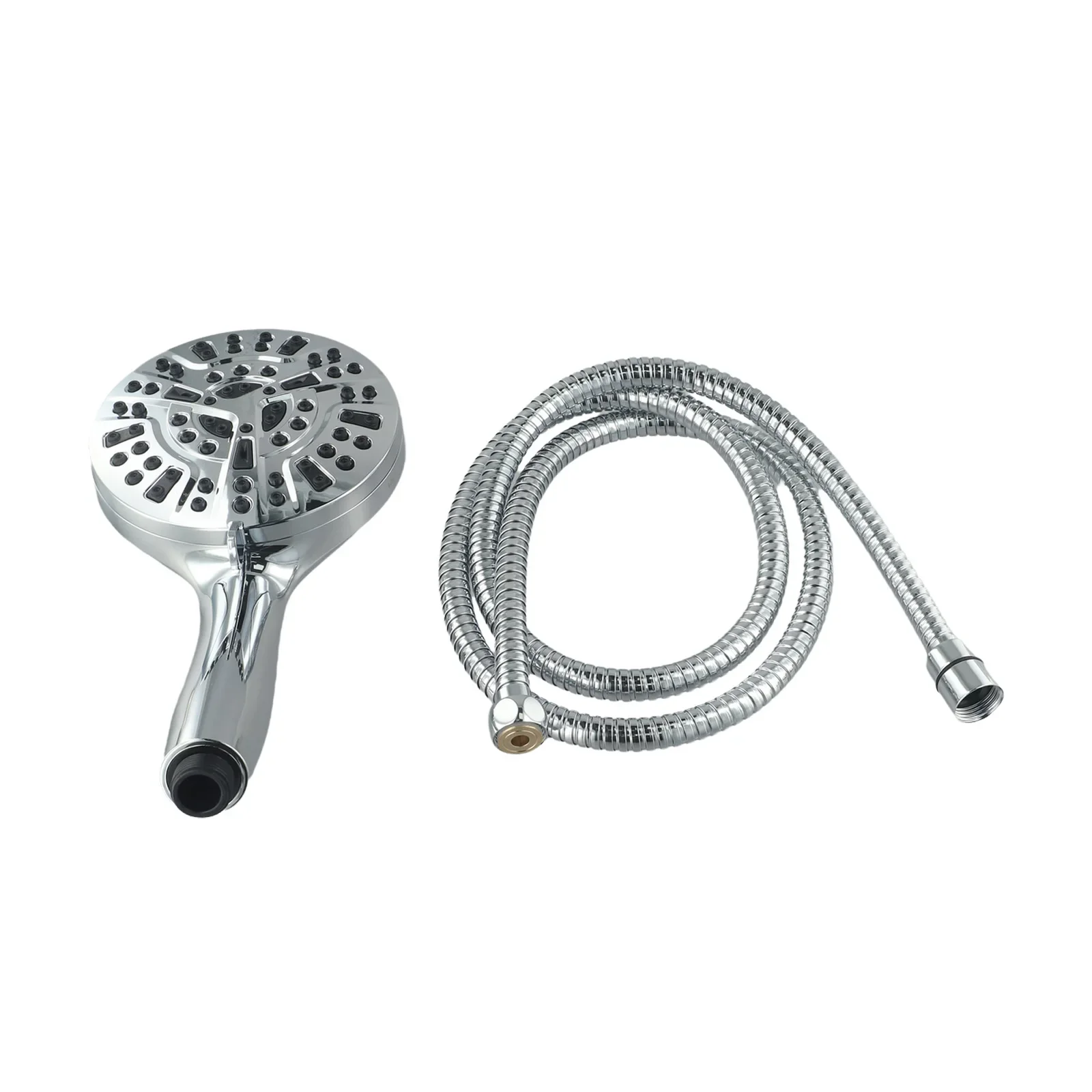 Handheld Shower Head 10-Mode High Pressure Shower Head Built-in Power Wash Spray Bathroom Faucet Replacement Parts