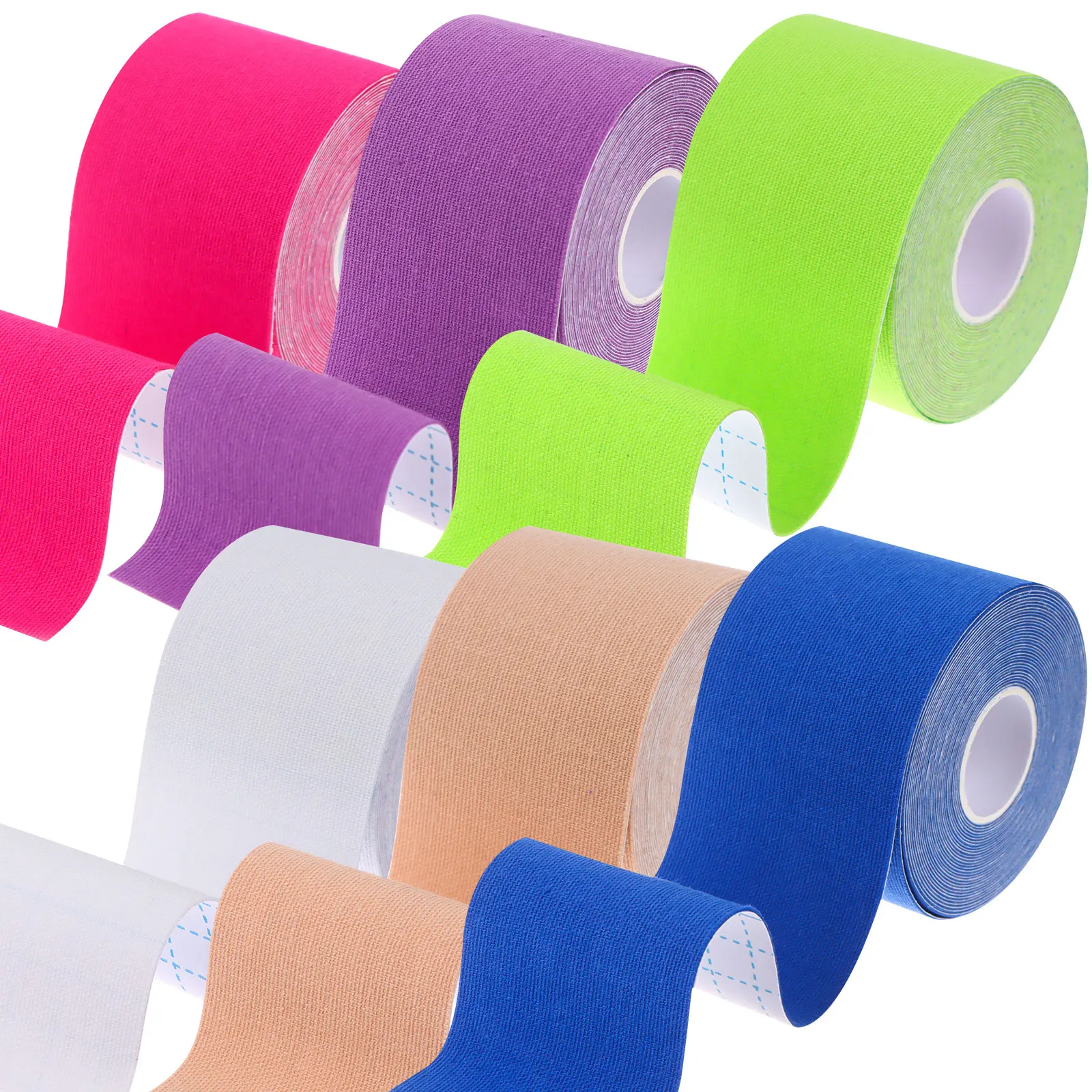 # Rollen Kinesiologie-Tape Wasserdichtes Athleten-Tape Atmungsaktives Elastisches Sporttape für Muskel Ellbogen Knie Schulter Knöchel Schmerzen