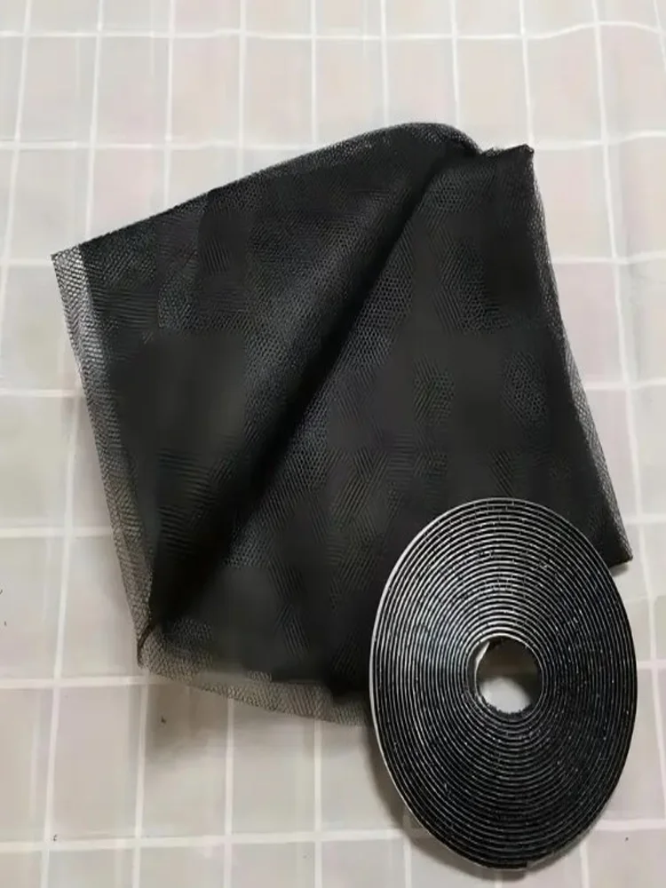 Cortina mosquitera autoadhesiva para ventanas y puertas, malla antimosquitos para interiores, protección contra insectos.