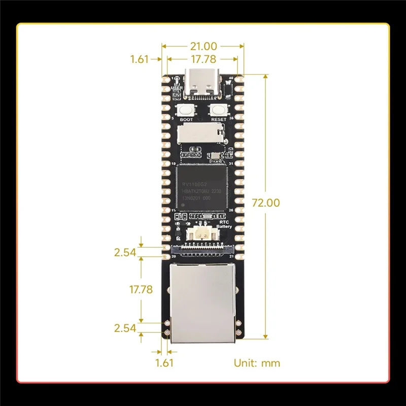 

PZHI-для Luckfox Pico Max Linux RV1106 Rockchip AI плата ARM Cortex-A7/RISC-V для Raspberry Pi Pico прочный простой в установке (C)