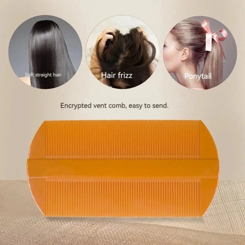 

Encrypted Teeth To Remove Head Lice Fine Teeth Bamboo Dense Comb Children Shaving Dandruff Old-fashioned Lice Comb