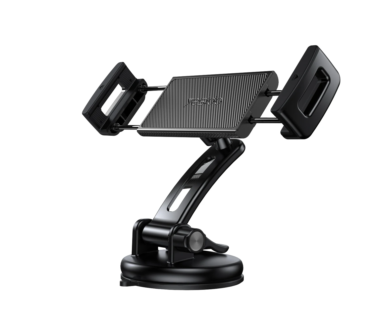 Car tablet 12 inch large screen phone holder, center console suction cup navigation bracket