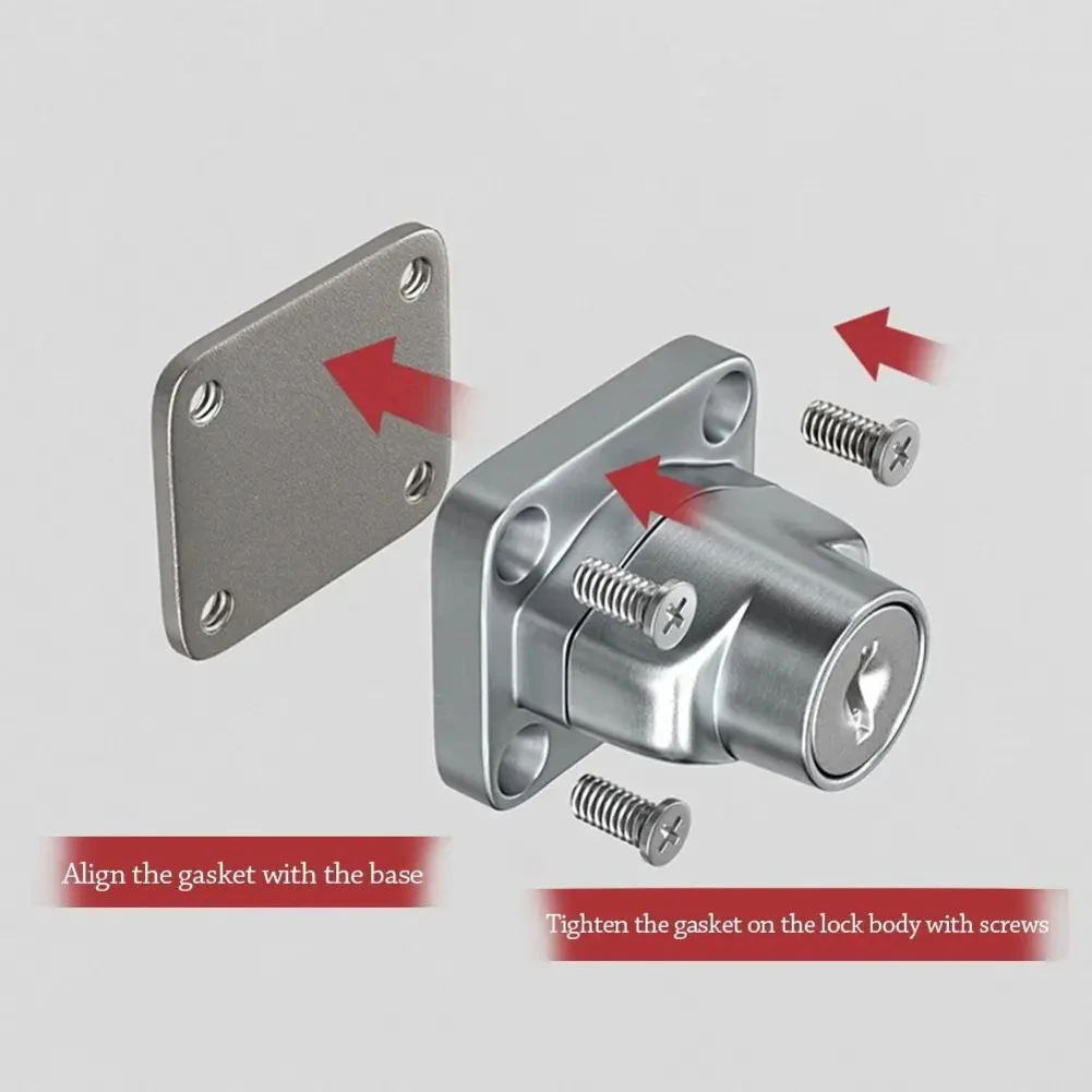 Black Barn Door Lock Includes Mounting Screws Includes Two Keys Rust Resistant Ready To Install Pet Prevention