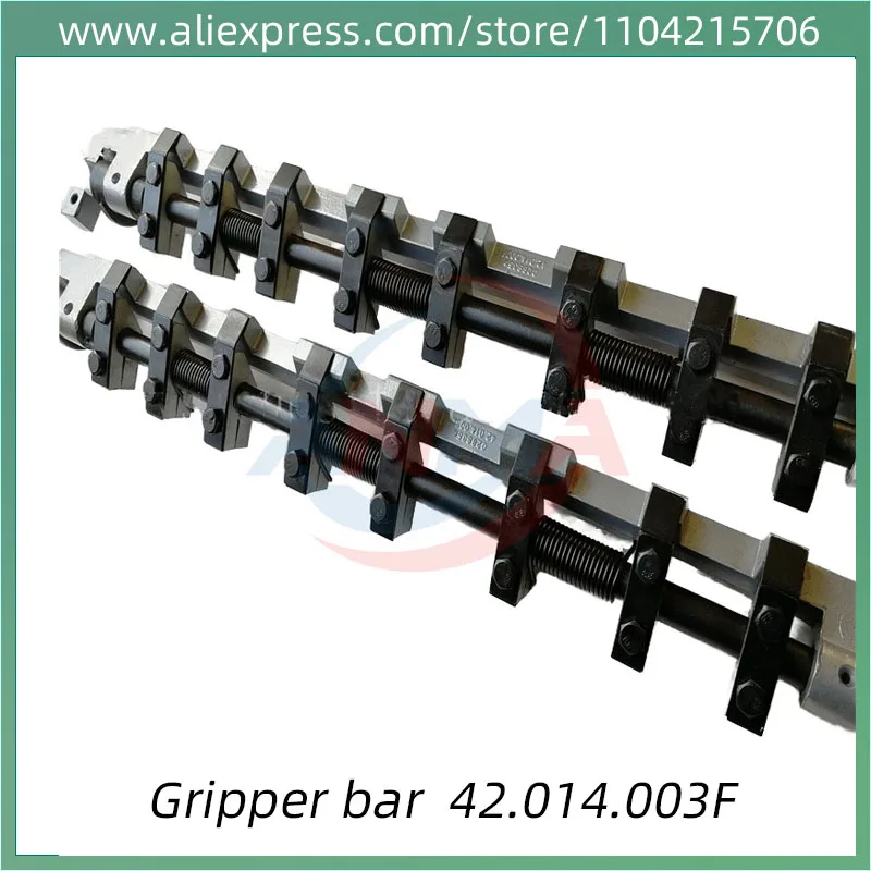 

2 Piece GTO 46 delivery gripper bar GTO46 42.014.003F offset printing machine spare parts