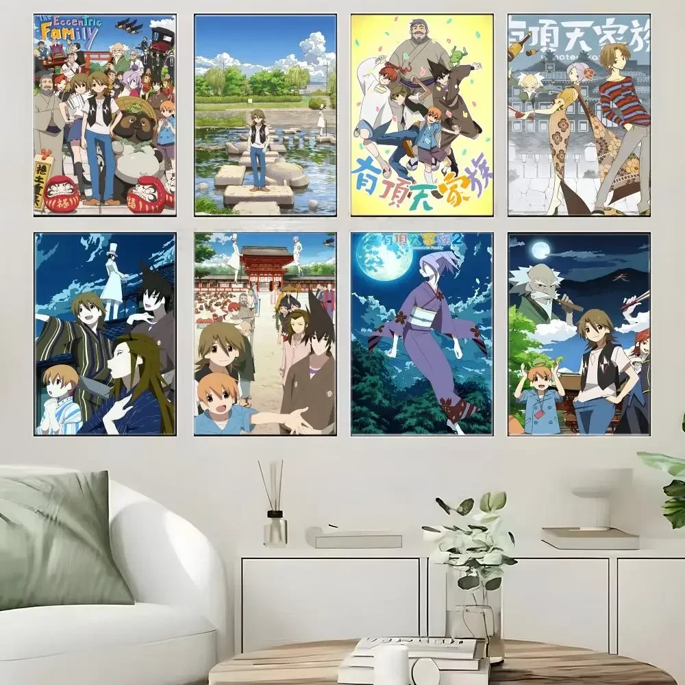 Comedy Anime T-The Eccentric Family Poster Crease Free Waterproof Durable All Space Wall Decor