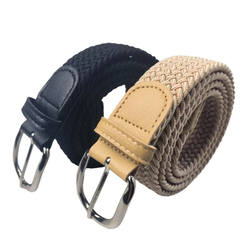 

Woven Elastic Seamless Invisible Non-punching Men's and Women's Fashion Versatile Elastic Canvas Jeans Lazy Belt