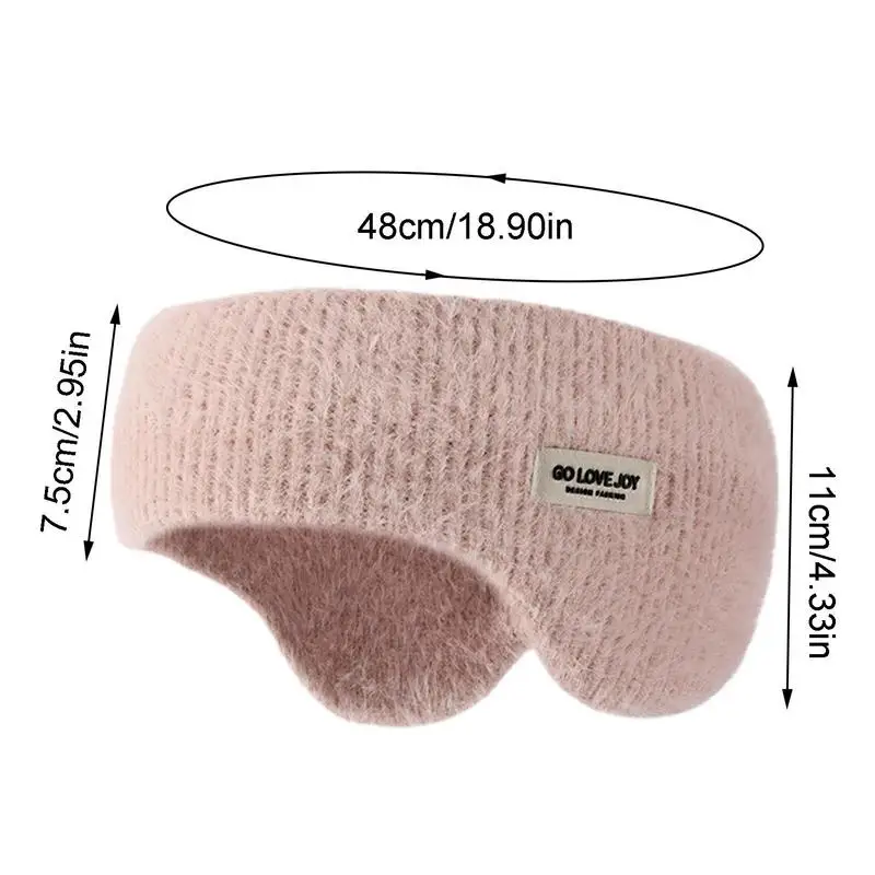 Soundproof Earmuffs For Sleeping Unisex Ear Warmer Winter Head Band Ski Ear Muff Earplugs Headband Hair Band Eyes Bandage