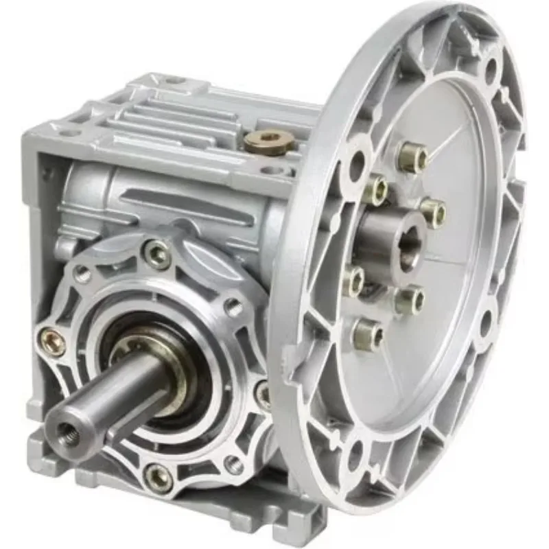 WORM GEAR REDUCER Worm Gearbox 15-40:1 Ratio Aluminum Alloy Housing Flange Input for AC Motors