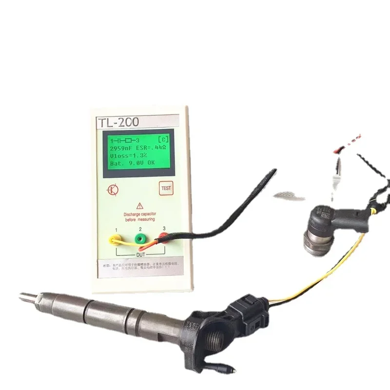 TL-200 CRIN Diesel Common Rail Injector Piezo TR LCR ESR Resistance Capacitance Inductance Tester