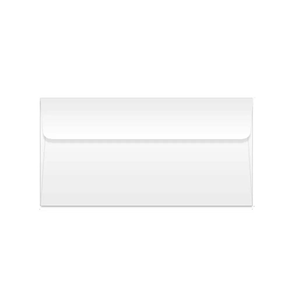 

100pcs 22Cm Plain White Envelopes Lightweight For Invitations Greeting Cards Wedding Business Commercial Booklet