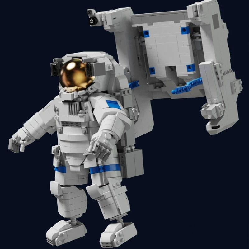 Space Astronauts Building Blocks Spaceman Exploring Robot Adventure Model Action Figure Bricks Educational Assembly Toy Kid Gift