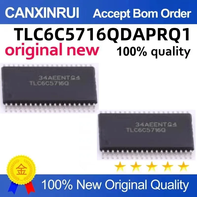 

TLC6C5716QDAPRQ1 Silk screen TLC6C5716Q HTSSOP38 packaging integrated circuits in stock