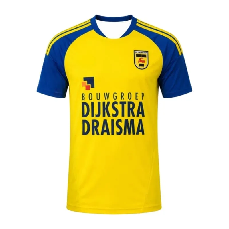 Neues 2026 SC Cambuur Fußball-T-Shirt – Heim- und Auswärtstrikots der Saison 26/27 – Unisex Sport- und Freizeit-Fan-Tops – Familien-Set