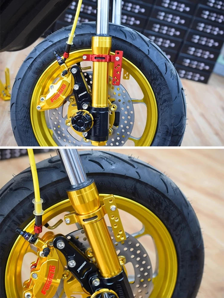 AliExpress NONE Motorcycle E-bike Front Shock Absorber Fender Bracket 27/30/33 Core Card Buckle CNC Aluminum for CYGNUS-X Aerox BWS RSZ JOG ​Niu