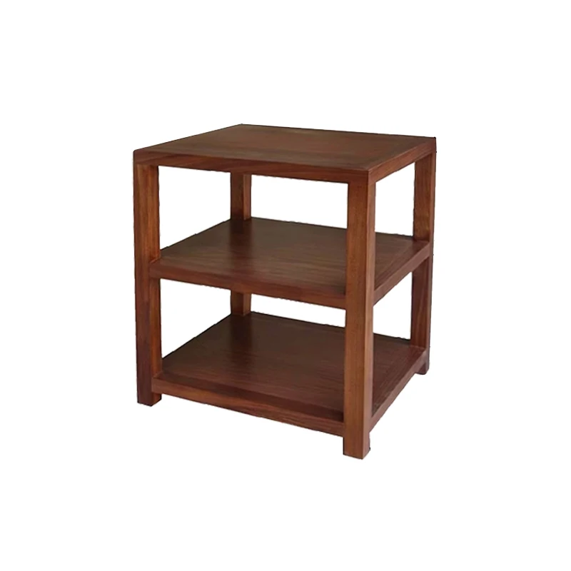*Solid Oak Sound Cabinet for Power Amplifier Multi-Layer Rack with Mortise Tenon Home Furniture Storage Rack