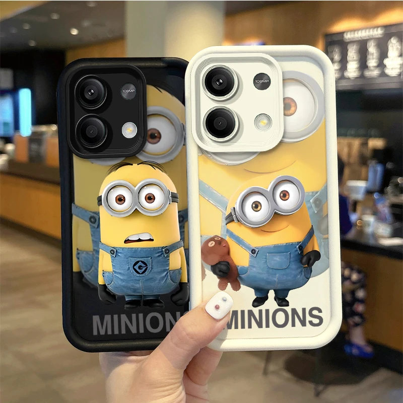 Hot M-Minions Cartoon Phone Case for Redmi Note 13 12 Pro Plus 5G Note 13 12 11 10 9 Pro 12C 14C 10C 9C A2 A1 TPU Silicone Cover