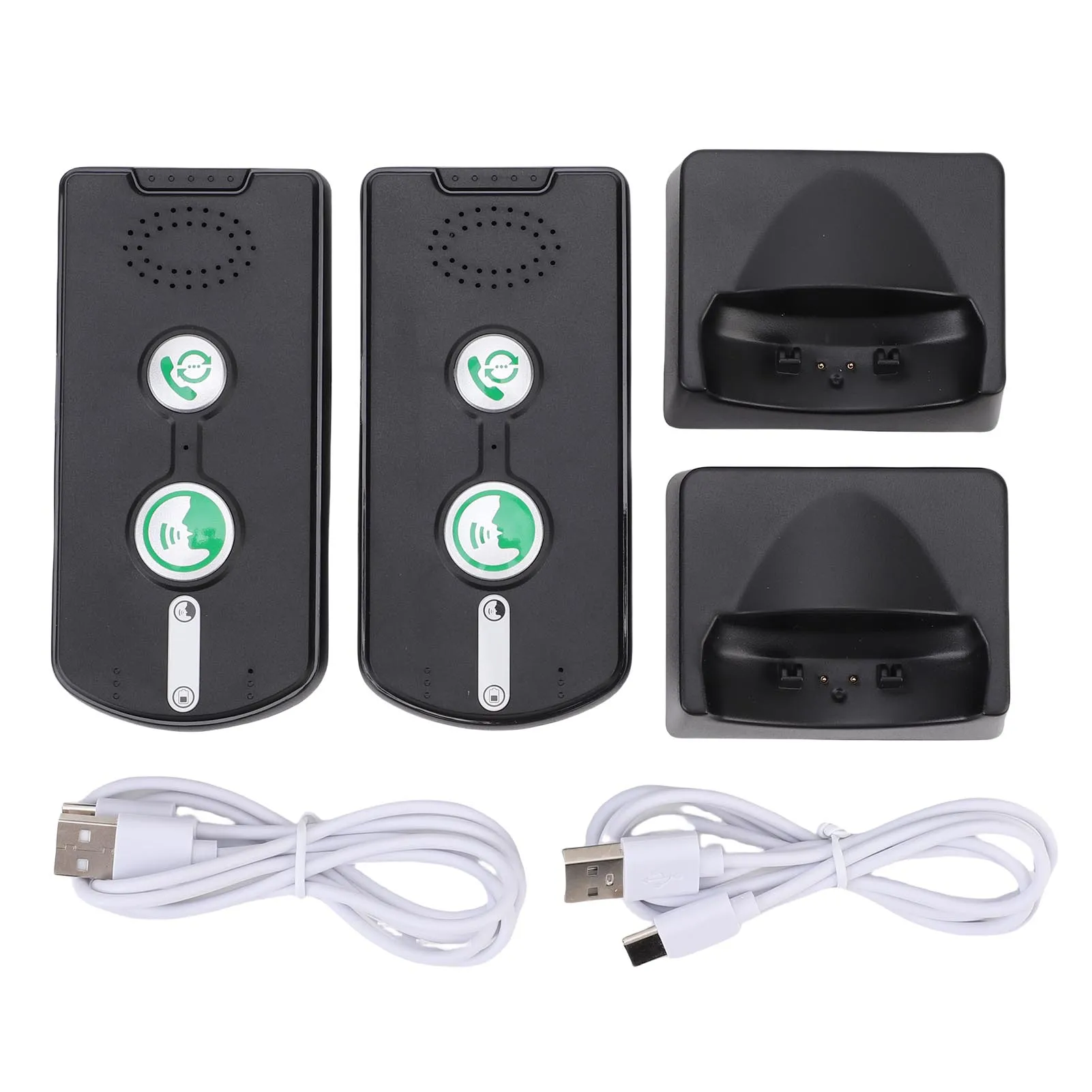 Citofono wireless a 2 vie IP54 Antipioggia Funzionamento con un clic Volume regolabile Sistema citofonico vocale a lungo raggio per interni domestici