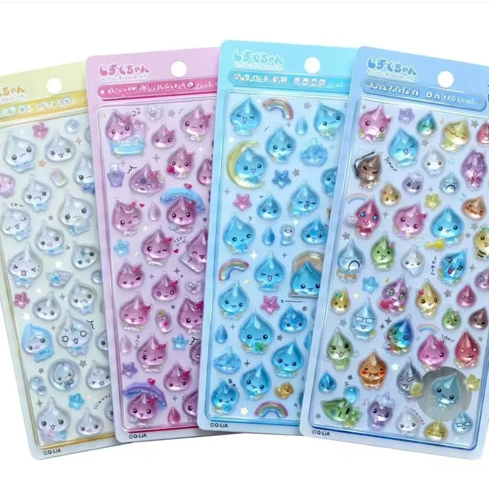 Kawaii Tamagotchi autocollants dessin animé ongles autocollants coque de téléphone autocollant Transparent compte à main matériel ami cadeau d'anniversaire