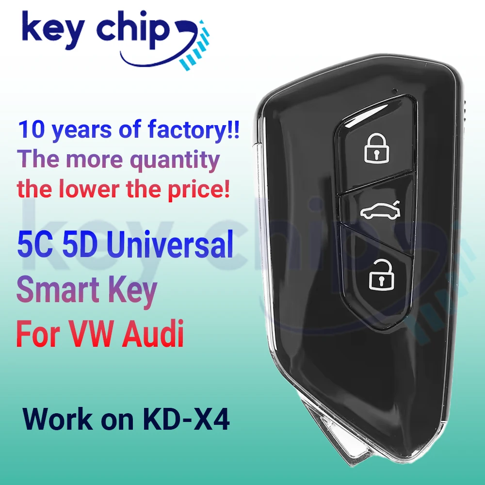 key chip 5C 5D Universal Smart Key For VW Audi  ​Work on KD-X4