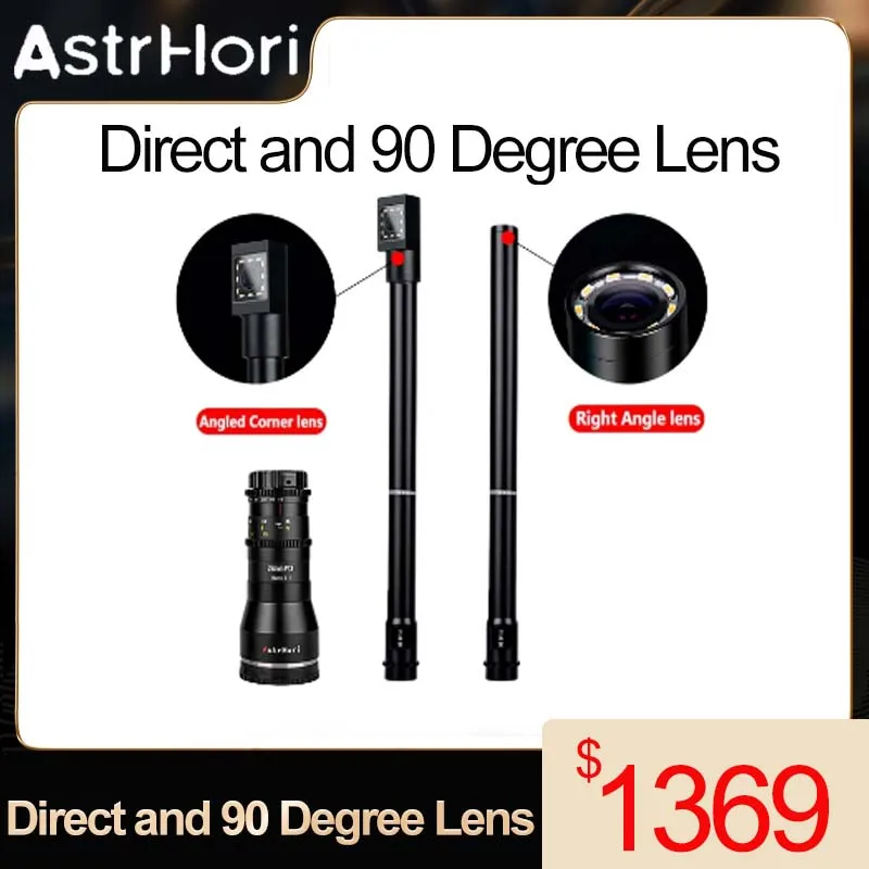 

AstrHori 28mm F13 Macro Direct and 90 Degree Lens Full Frame Specialty Macro Cinema Micro Lens for Sony E Fuji X Canon RF Nikon