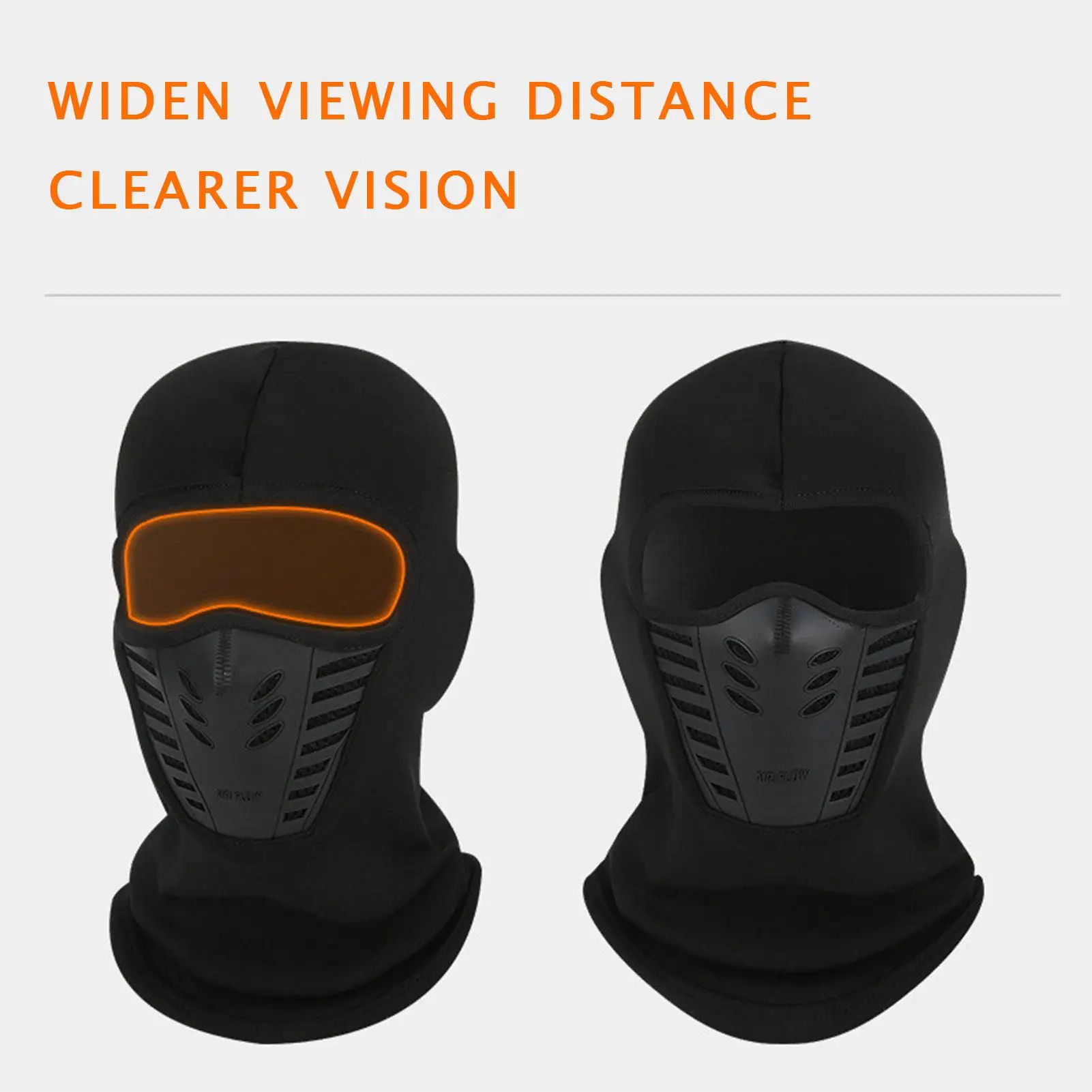 قبعة مع قناع وجه لركوب الدراجات النارية مقاوم للرياح لتدفئة الرقبة أقنعة وأوشحة شتوية للرجال والنساء والتزلج على الطقس البارد