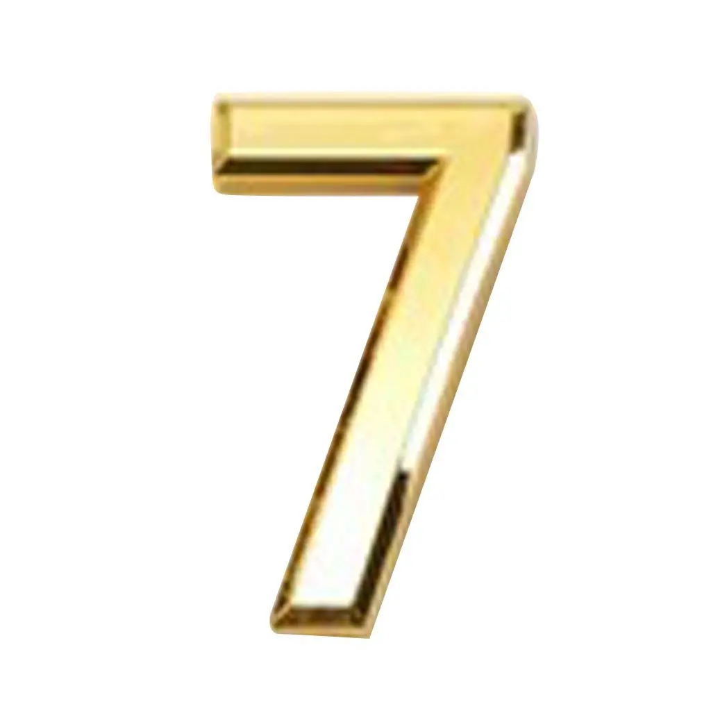 Hotel Door Address Plaque Number Digits Sign for Wedding Baby Shower Party Decor - Number 7
