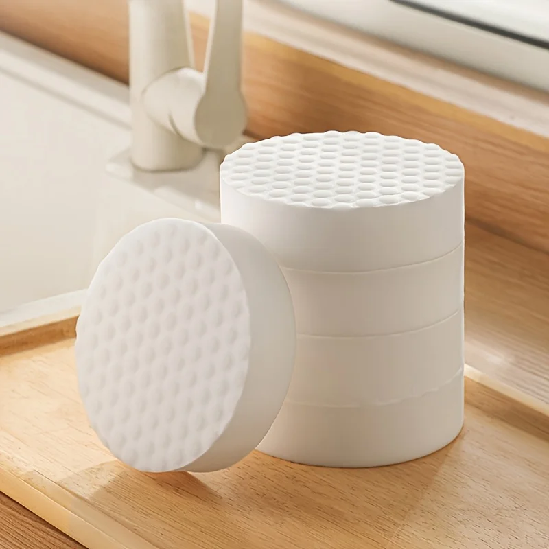 

2PCS Round Compressed Sponge Wipe Kitchen Cleaning Sponge High Density Absorbent Multi-Purpose Cleaning Sponge Wipe​