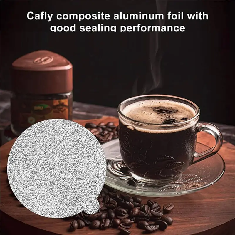 A01F-Aluminum Foils Lids Seals - Reuse Capsules Coffee Pods 720Pcs, For Vertuoline Vertuo Reuse Coffee Pods Cover Seals 62Mm