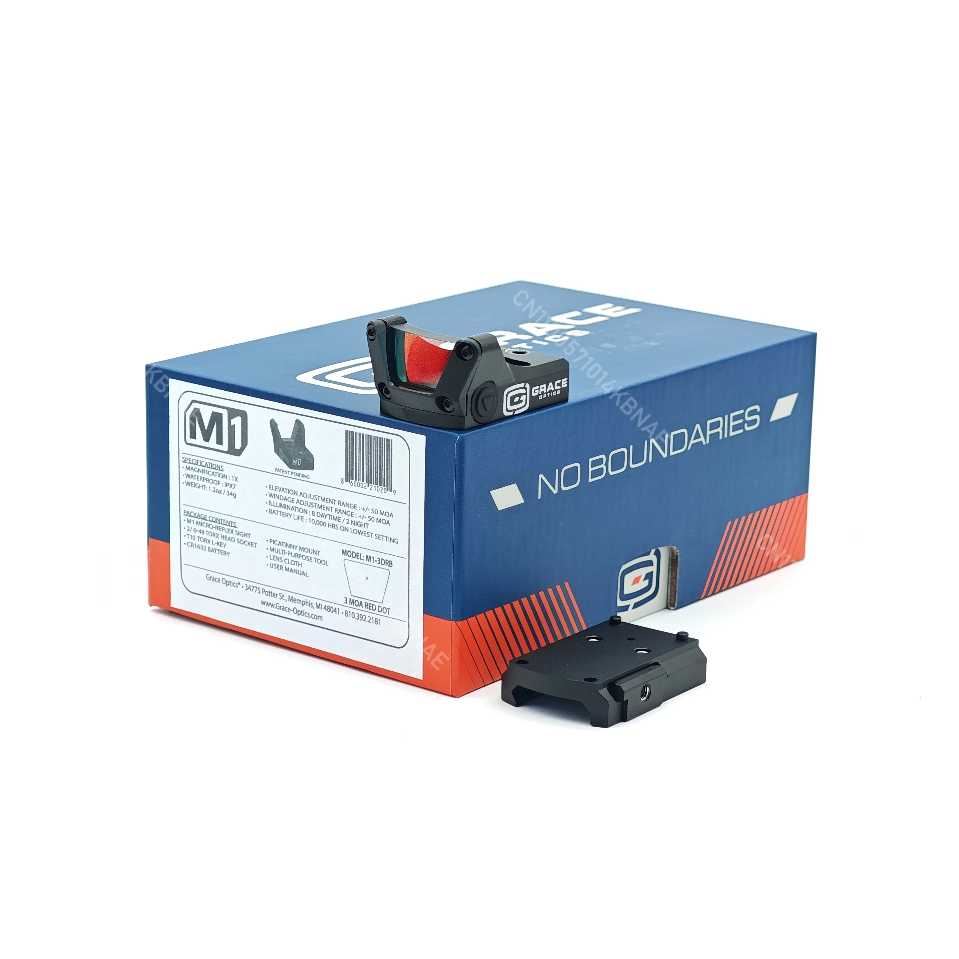 نعمة M1 عاريات ريد دوت ريفلكس البصر 3 MOA نقطة ل غلوك مسدس بندقية الصيد البصر ث/20 مللي متر Picatinny جبل R * R التكتيكية والعتاد
