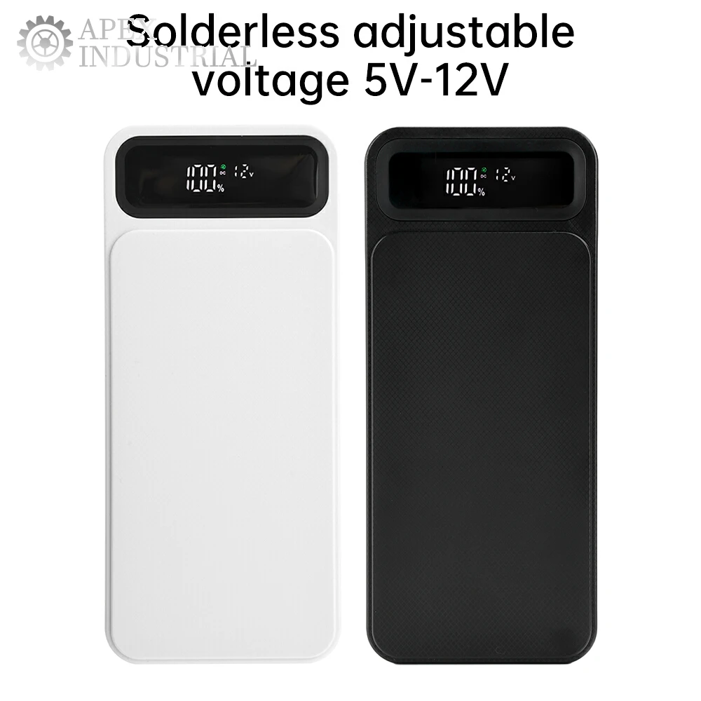

8/10*18650 Battery Power Bank Case USB Type C Charge DIY Shell Without Battery 22.5W PD QC3.0 Quick Charge Welding Free