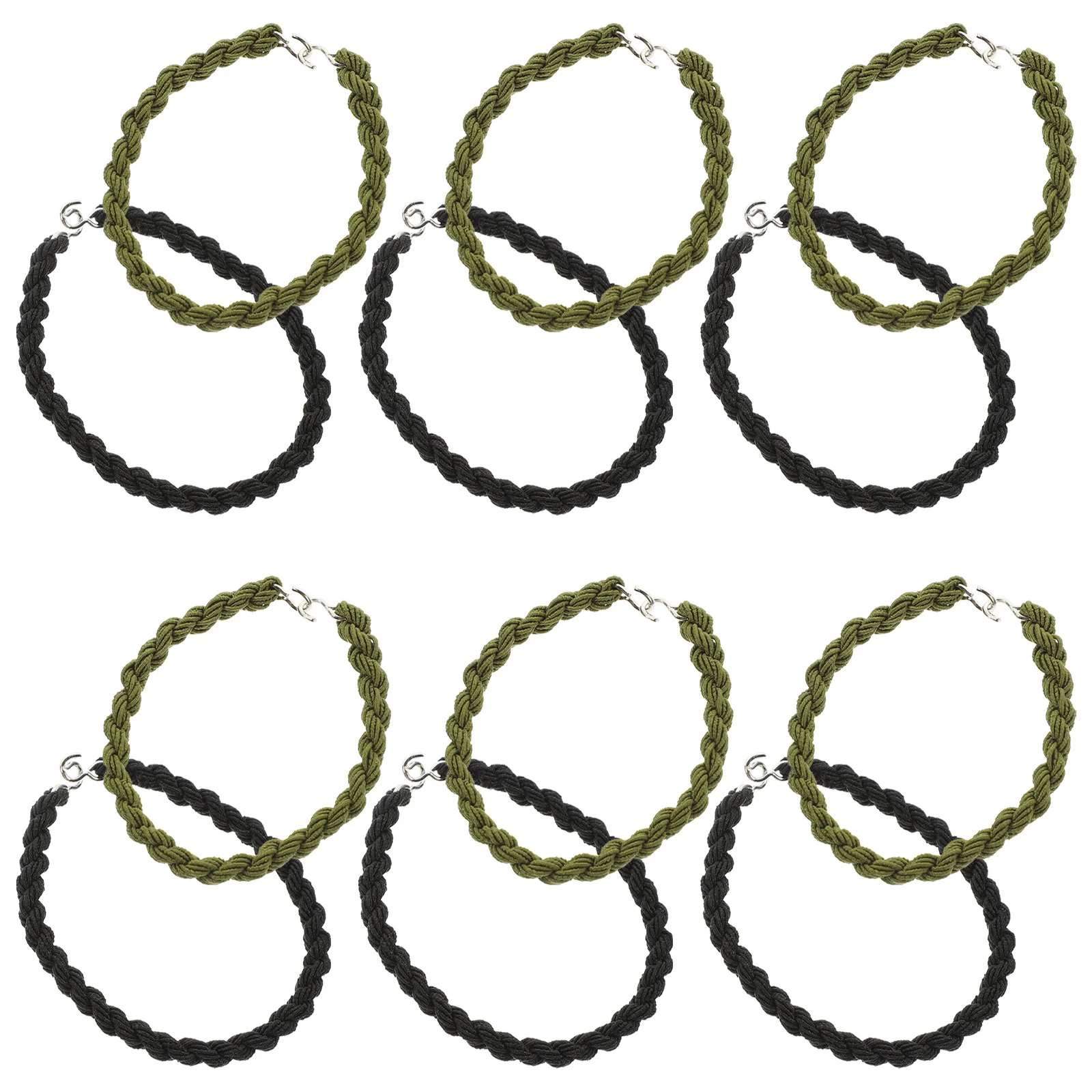 12Pcs Blousing Straps Portable Elastic Trouser Leg Bands Outdoor Hiking Camping Boots Sand Blousing Strap