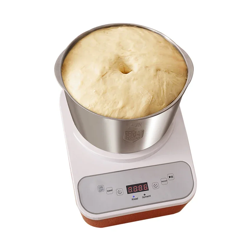 Home Kitchen 5l Electric Full Automatic Dough Maker With Stainless Steel Remove Bowl Bread Dough Making Machine