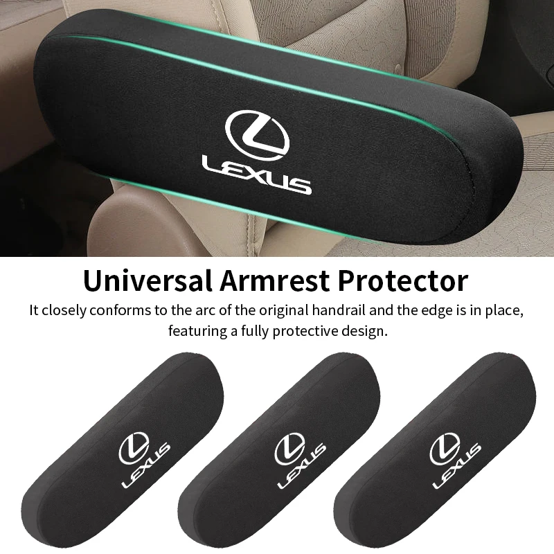 

Car Seat Armrest Protector Elbow Support Pad Arm Rest Cover Accessories For Lexus UX250h RX450h CT200h RX400h NX300h RX350 RX300