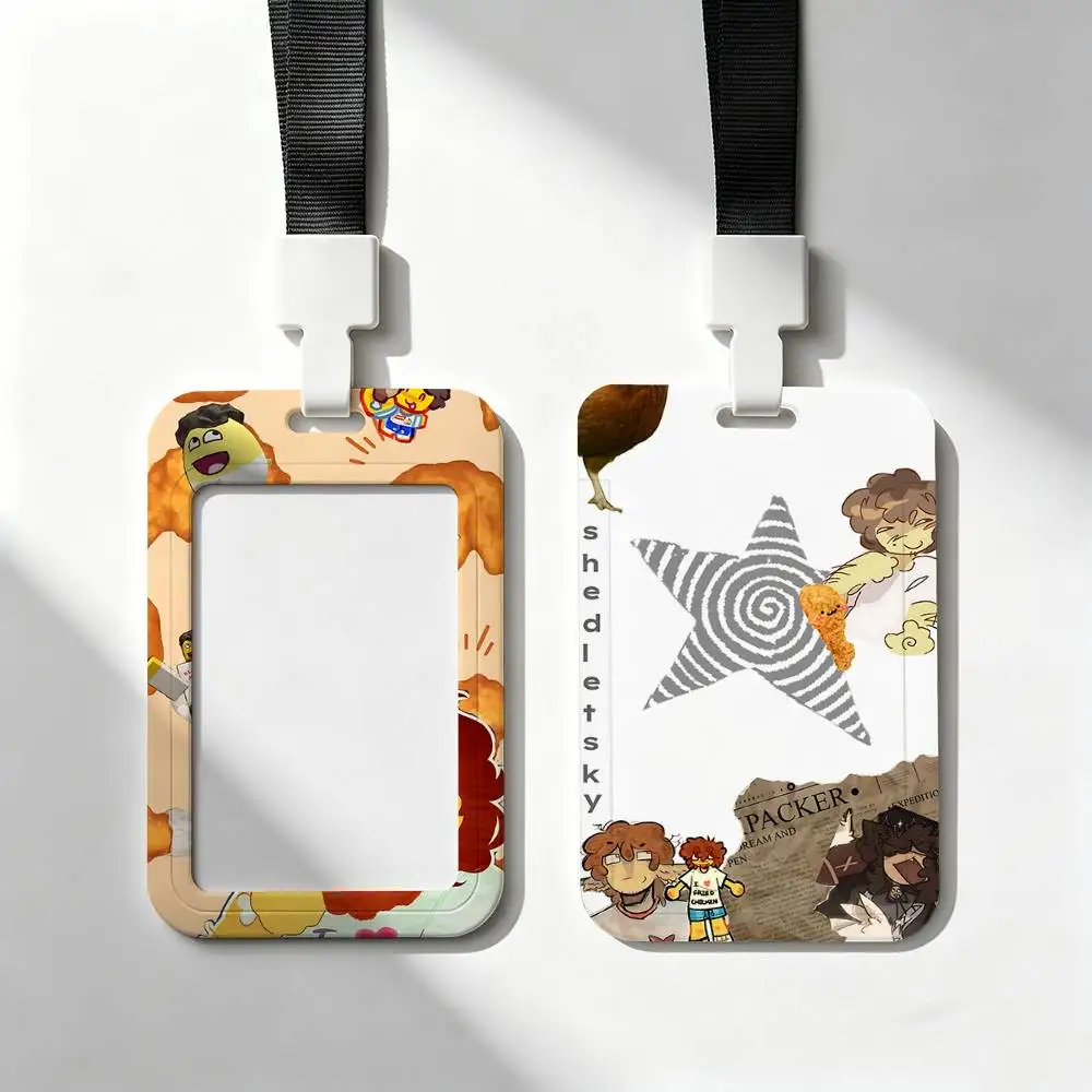 

Funny I Love Fried Chicken Shedletsky Card Holder Neck Strap Pendant Door Badge Holder Lanyards Keychain Work Credential Case