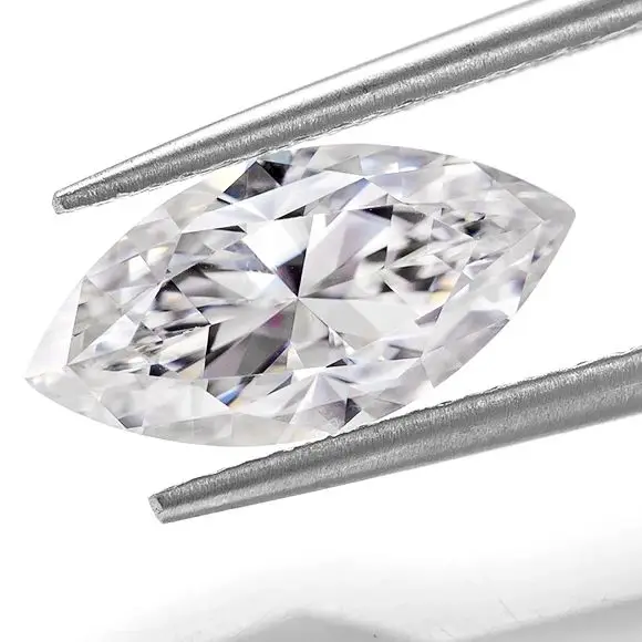 Mini Sizes 10PCS White Marquise Cut Moissanite D VVS1 With GRA Certificated Pass Diamond Tester Pen II