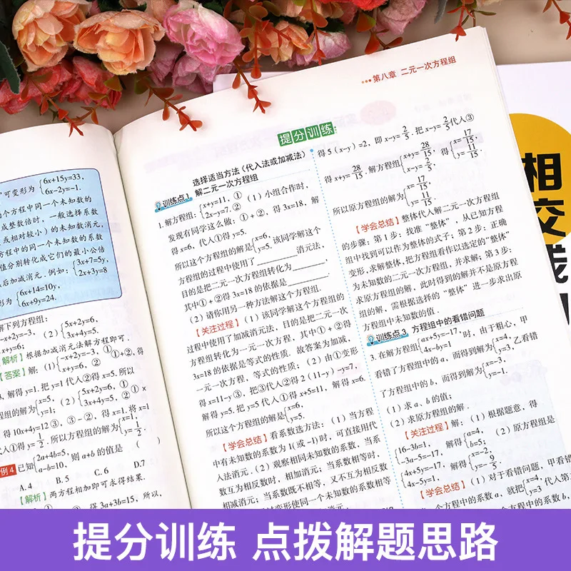 Mathe-Arbeitsbuch für zweites Semester der 7. Klasse, spezialisiertes Training für Berechnungsprobleme in der 7. Klasse, eine Praxis einer Lektion