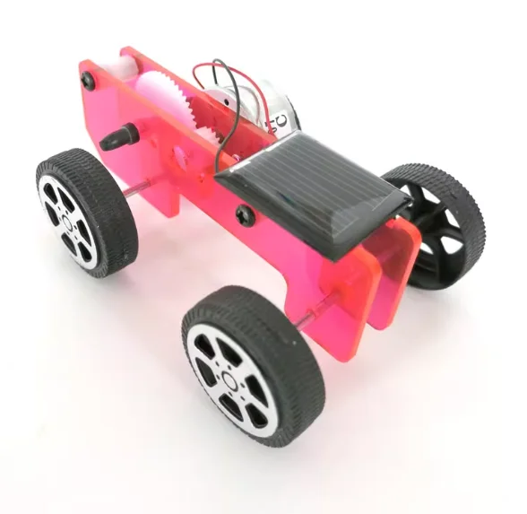 Giocattolo di divulgazione scientifica Q1 per auto ad energia solare, attrezzatura per attività sul palazzo dei bambini