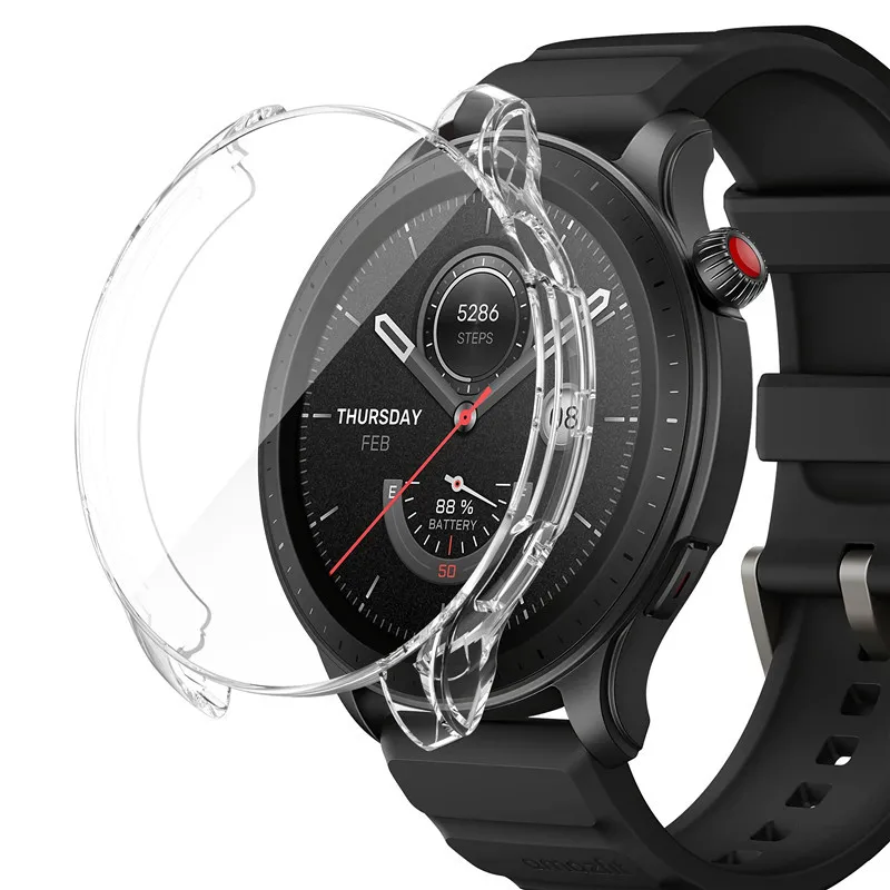 Watch Cover For Amazfit GTR 4 Screen Protector Case GTR4 Full TPU Protective Bumper For Amazfit GTR 4 Smartwatch Case Shell
