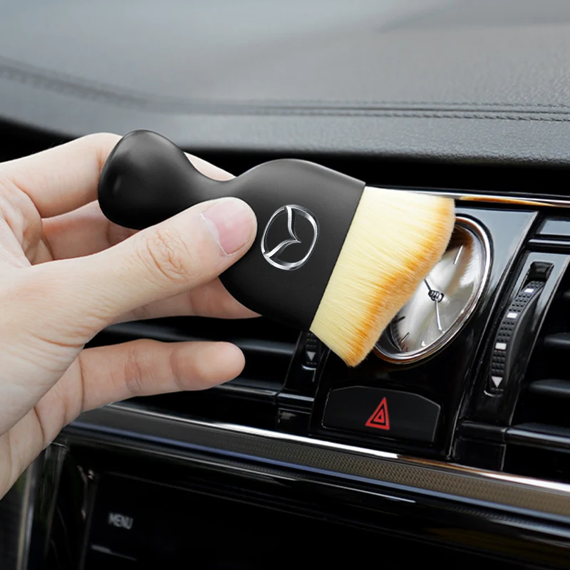 مكيف هواء السيارة منفذ الهواء تنظيف فرشاة ناعمة لمازدا 3 6 CX5 2 CX30 CX3 CX9 MX5 RX8 Axela Demio Atenza اكسسوارات السيارات