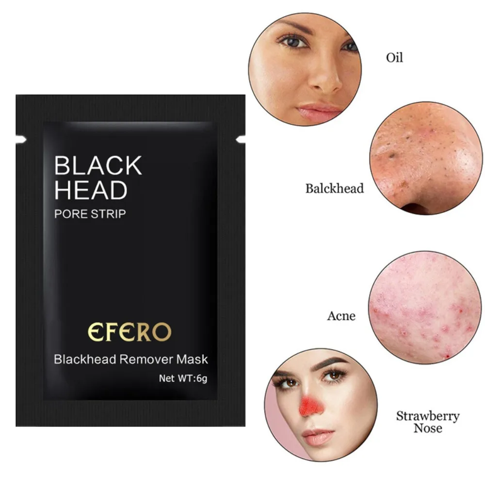 Black Head Remover Mask Black Face Mask Acne Treatments Peel Off Black Mask Shrink Pores Black Dots Facial Mask Mud Skin Care