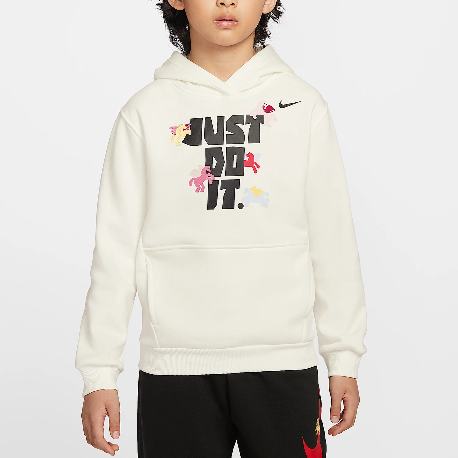 

Детская толстовка Nike с капюшоном и вышивкой для весны IQ3932-133