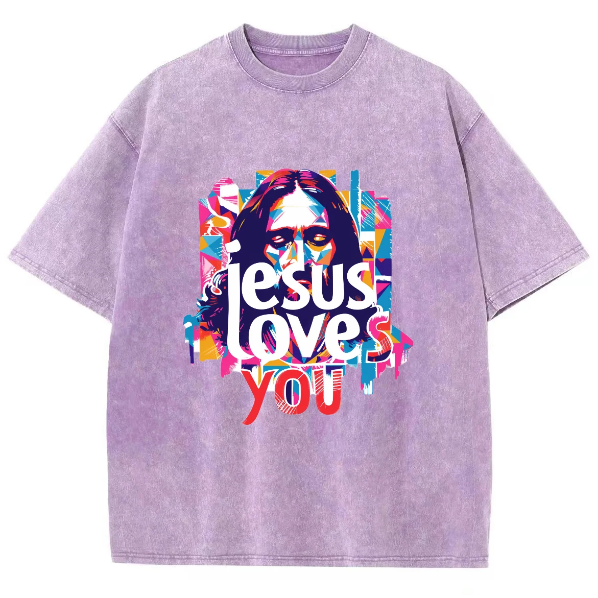 God Saves You Y2k Washed Short Sleeves T-Shirt, Creative Printed Unisex Vintage Streetwear New Fashion Casual Tee Plus-Size