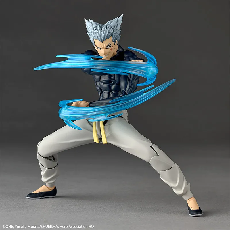 In Stock Kaiyodo Revoltech Amazing Yamaguchi One Punch Man Garou Action Figure Toy Model Gift - view 4