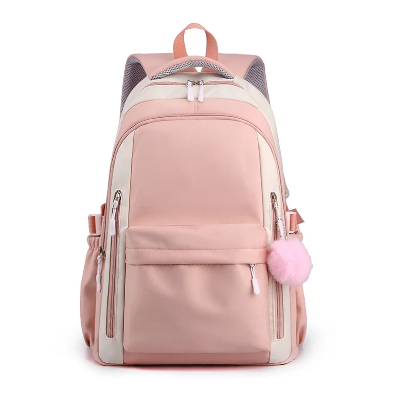 

Fashionable Harajuku Style Student Backpack for High School College Travel Hiking Computer Bag Cute School Bag Dual Shoulder