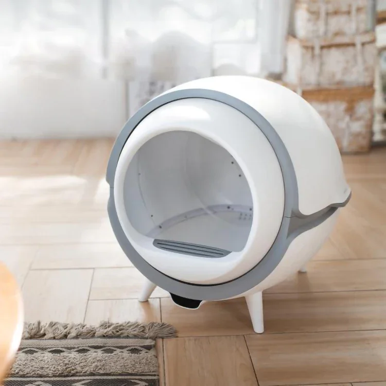 Anti-splash automatic self-cleaning sifting cat litter box machine cat sand box APP Remote WIFI Control Cat Litter Box