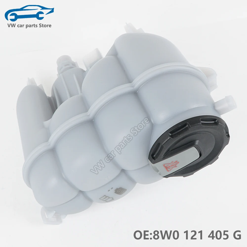 8W0121405G Coolant Reservoir Expansion Tank For Audi A4 S4 A5 S5 2016-2025 High Quality Comes With Lid 8W0 121 405 F