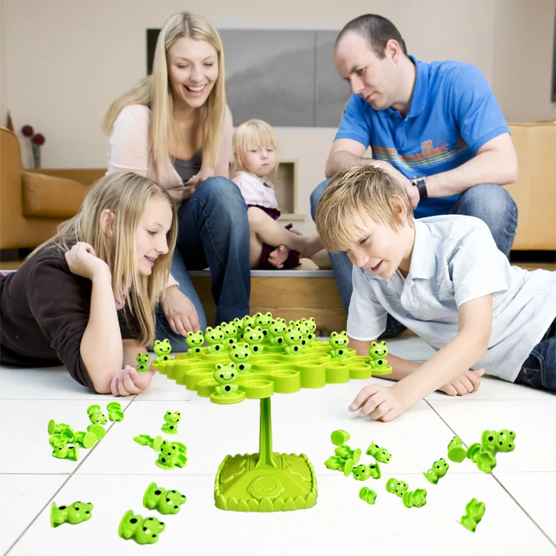 Astronauts Balance Tree Kids Balanced Board Game Parent-child Interactive Tabletop Game Baby Educational Toy Montessori Math Toy