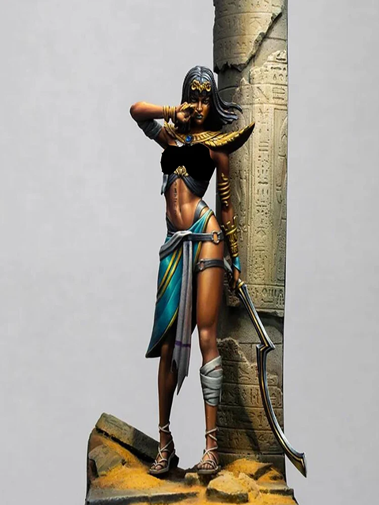 

Unassambled 1/24 Amuneth Karnak ancient fantasy woman soldier figure Resin figure miniature model kits Unpainted