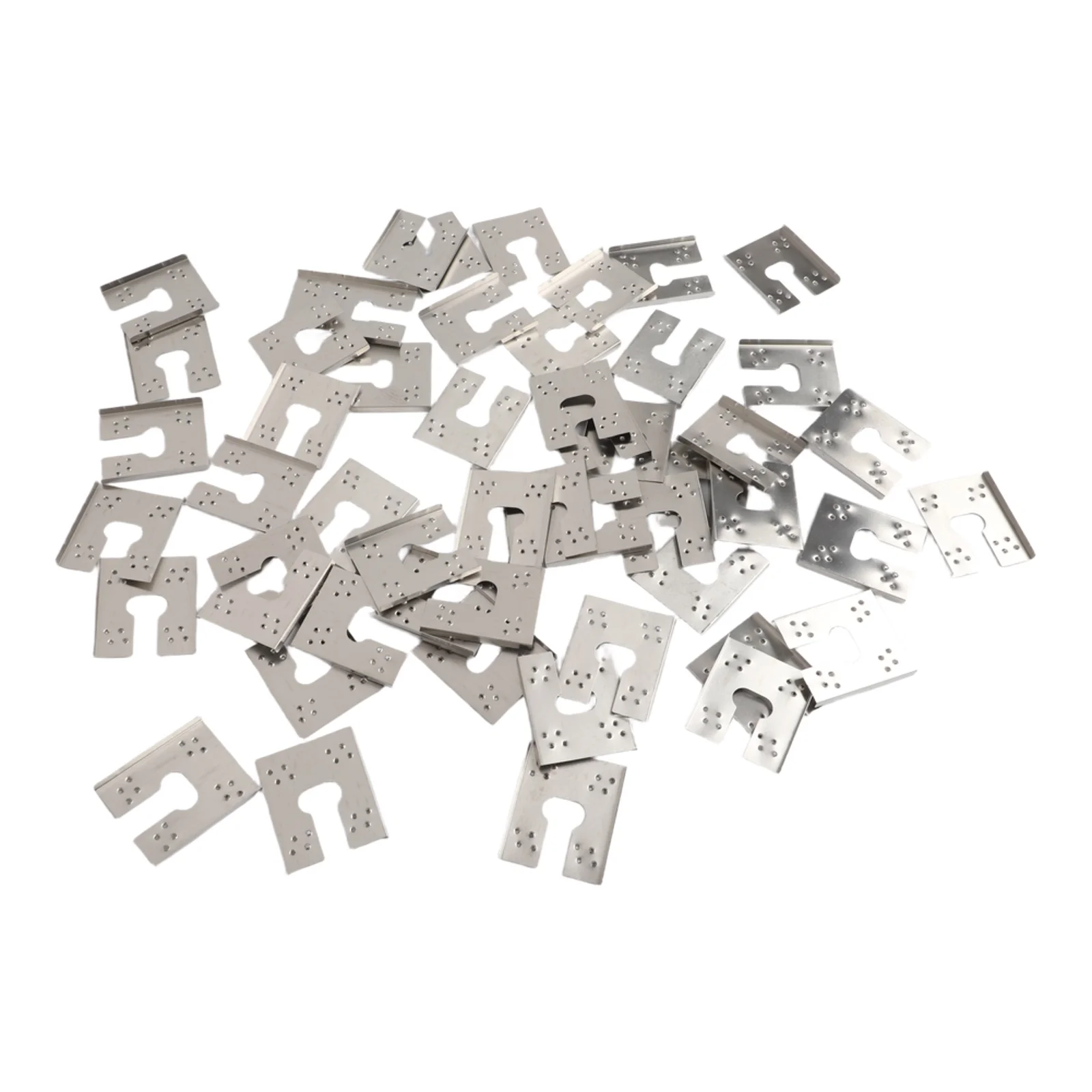 PV Panel Grounding Gaskets 100pcs Conductive Stainless Steel Washers for Connecting For Solar Modules to Mounting Infrastructure